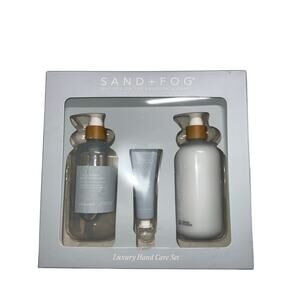 NEW Sand + Fog California Beach House Luxury Hand Set Gift Box Lotion Soap Cream